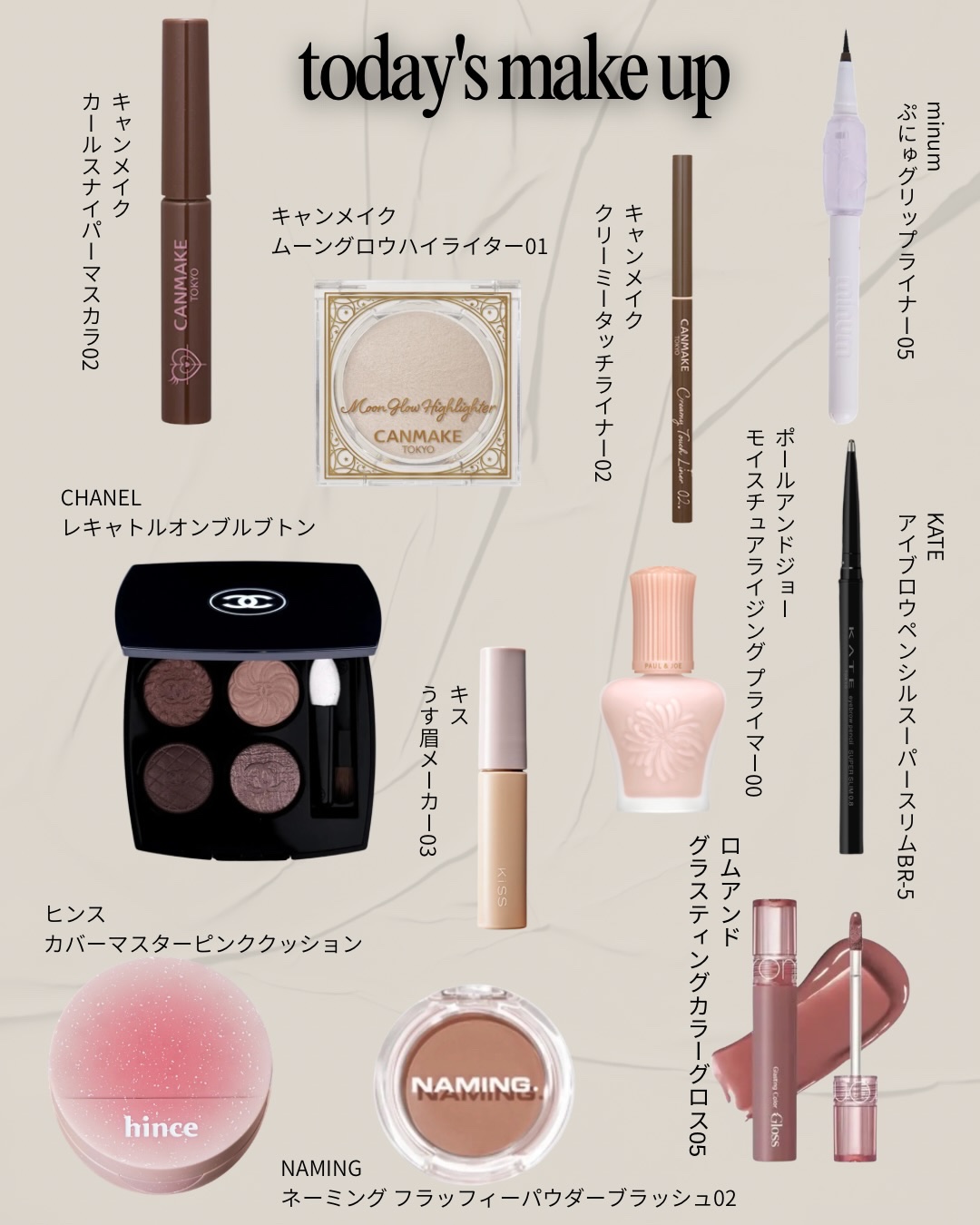 グラスティングカラーグロス/rom&nd/リップグロスを使ったクチコミ（2枚目）