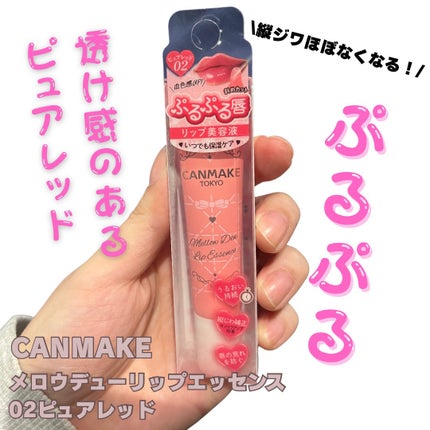 メロウデューリップエッセンス/キャンメイク/リップケアを使ったクチコミ(1枚目)