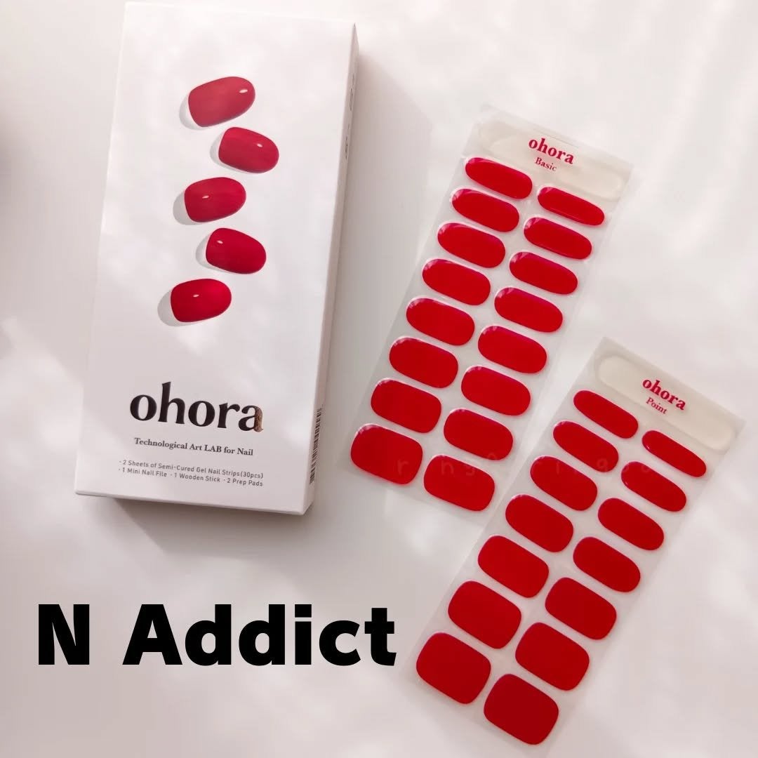 セミキュアジェルネイル(ハンド)/ohora/ネイルシールを使ったクチコミ(2枚目)