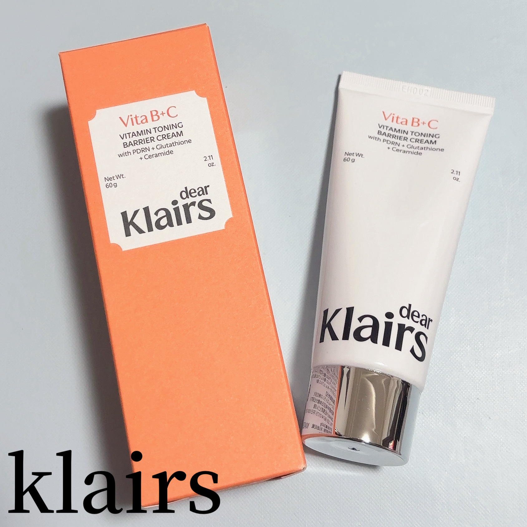 PDRN ビタグル バリアクリーム/Klairs/フェイスクリームを使ったクチコミ（1枚目）