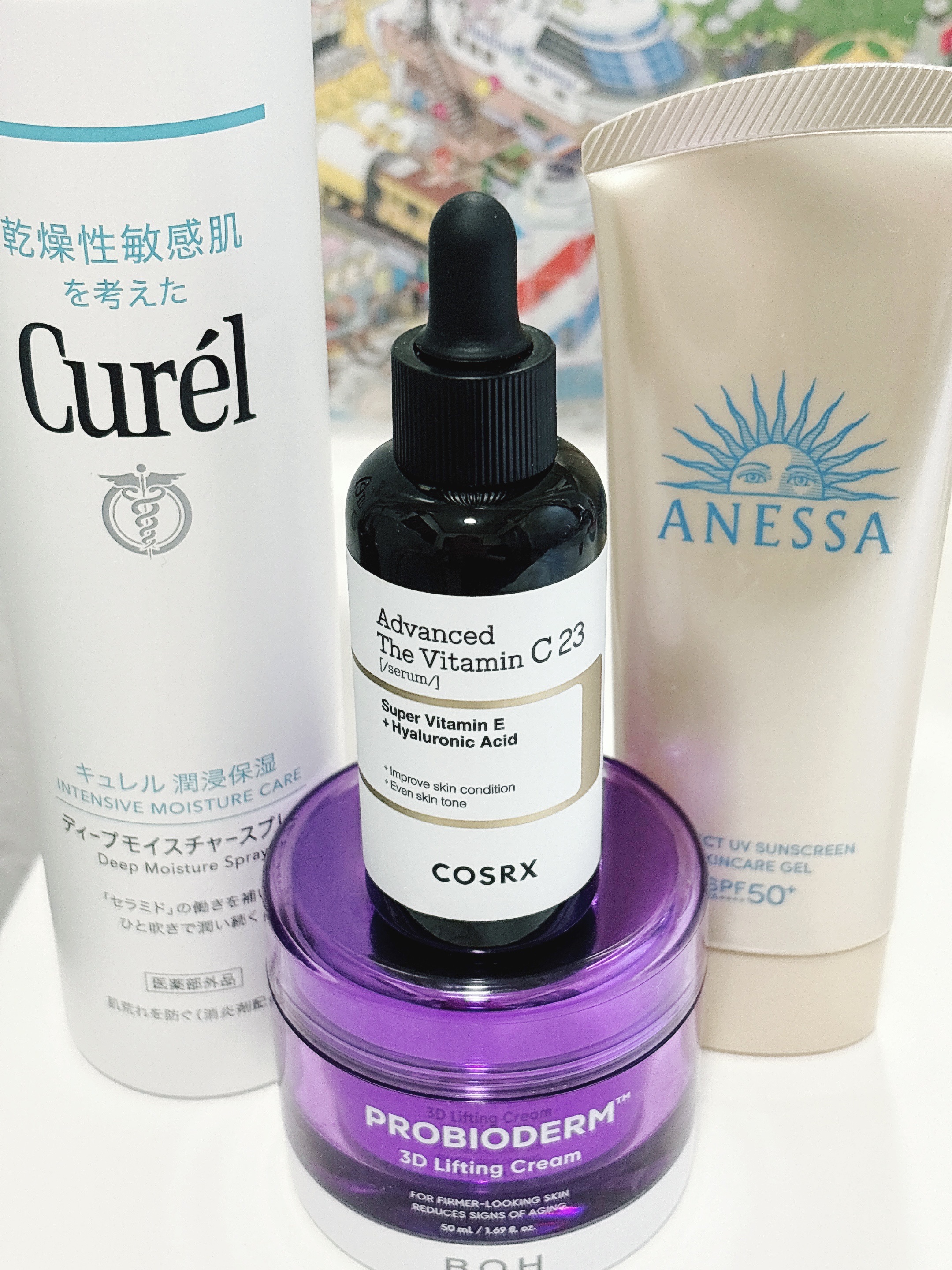 モーニングスキンケア☀️

COSRXのRXアドバンスド ザ・ビタミンC23セラムもう少しで使い切りそう🍋
次は何使おうかな

キュレル
ディープモイスチャースプレー
COSRX
RXアドバンスド ザ・ビタミンC23セラム
BIOHEAL