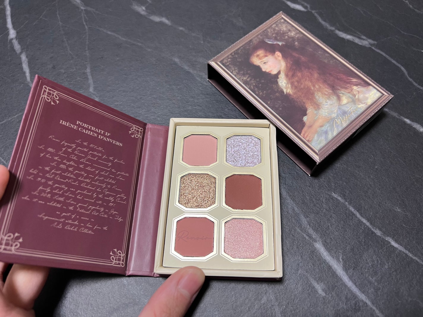 絵画アイシャドウパレット/MilleFée/アイシャドウパレットを使ったクチコミ(1枚目)