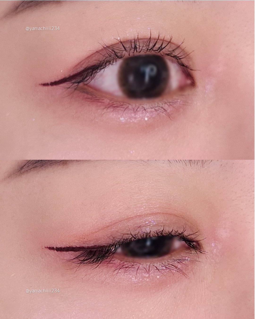 PRETTY EYES/xixi/リキッドアイライナーを使ったクチコミ（2枚目）