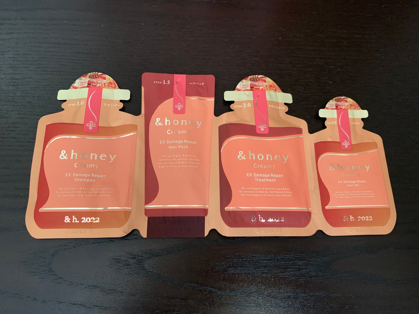 Creamy EXダメージリペアシャンプー1.0/ヘアトリートメント2.0/&honey/市販シャンプーを使ったクチコミ(1枚目)