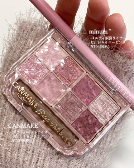 プティパレットアイズ/キャンメイク/パウダーアイシャドウを使ったクチコミ(2枚目)