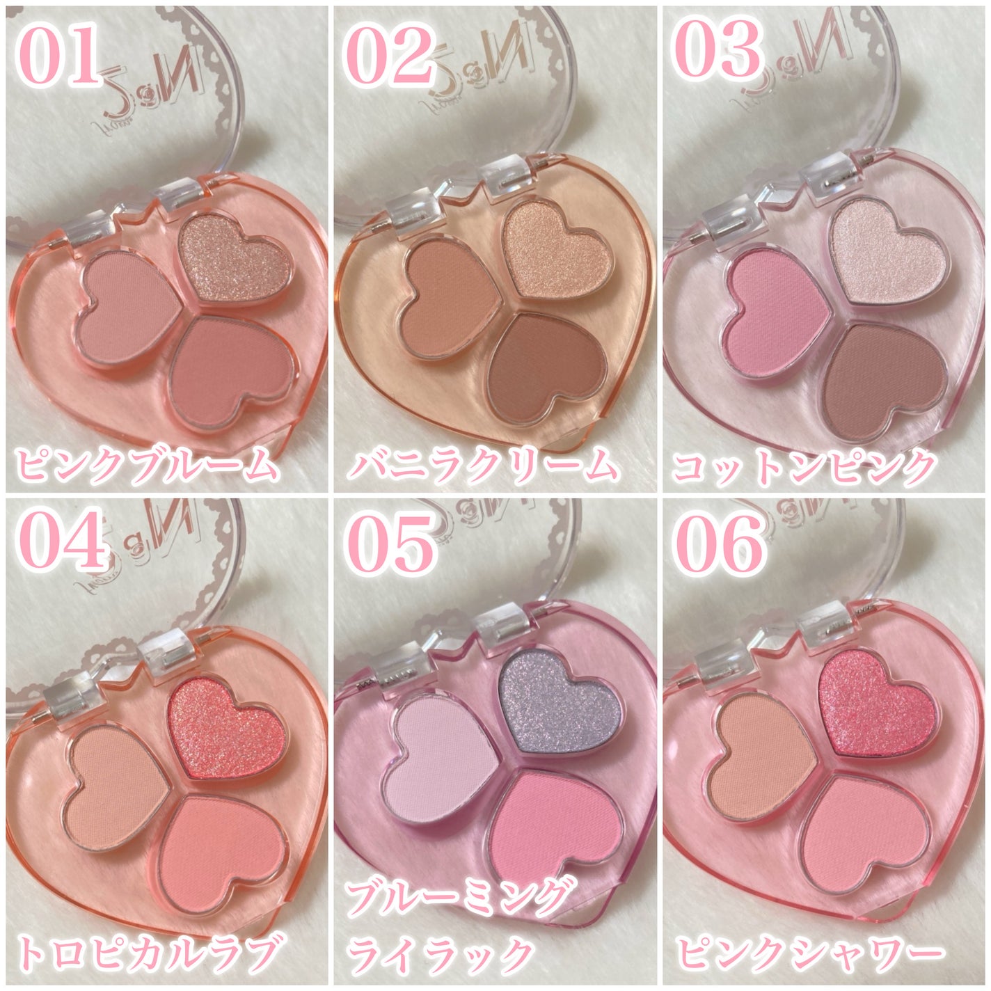 ラブクローバーパレット/from2aN/アイシャドウパレットを使ったクチコミ(2枚目)