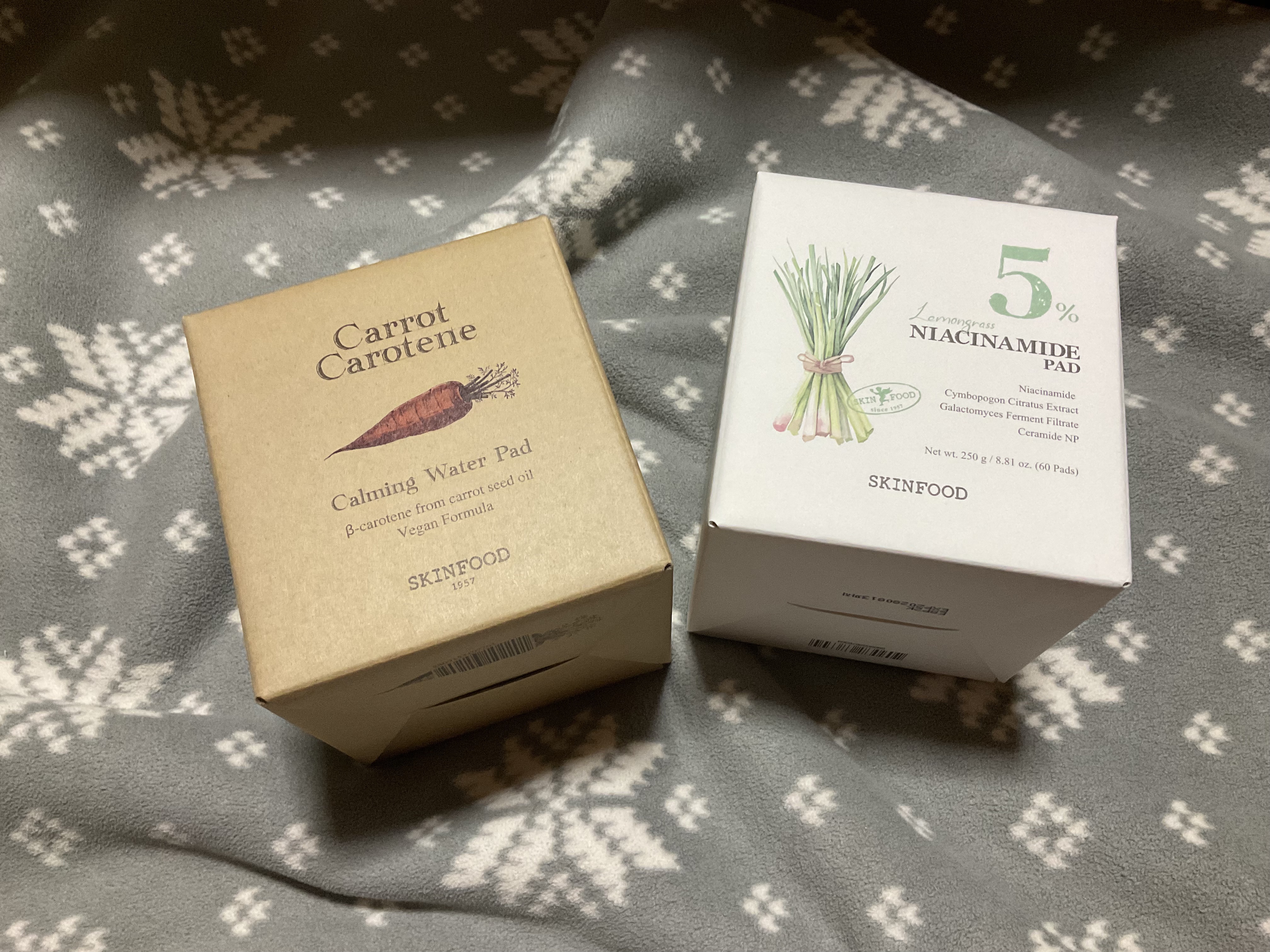 キャロットカロテン カーミングウォーターパッド/SKINFOOD/トナーパッドを使ったクチコミ（1枚目）