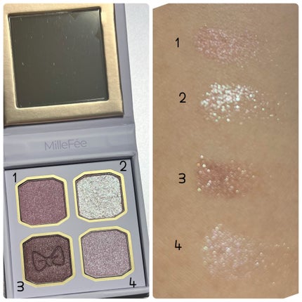 マイキティアイパレット/MilleFée/アイシャドウパレットを使ったクチコミ(2枚目)