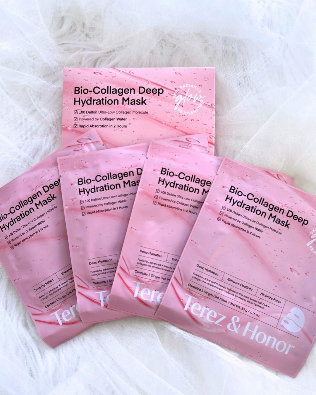 コラーゲンオーバーナイトフェイスマスク/Terez & Honor/シートマスク・パックを使ったクチコミ（2枚目）