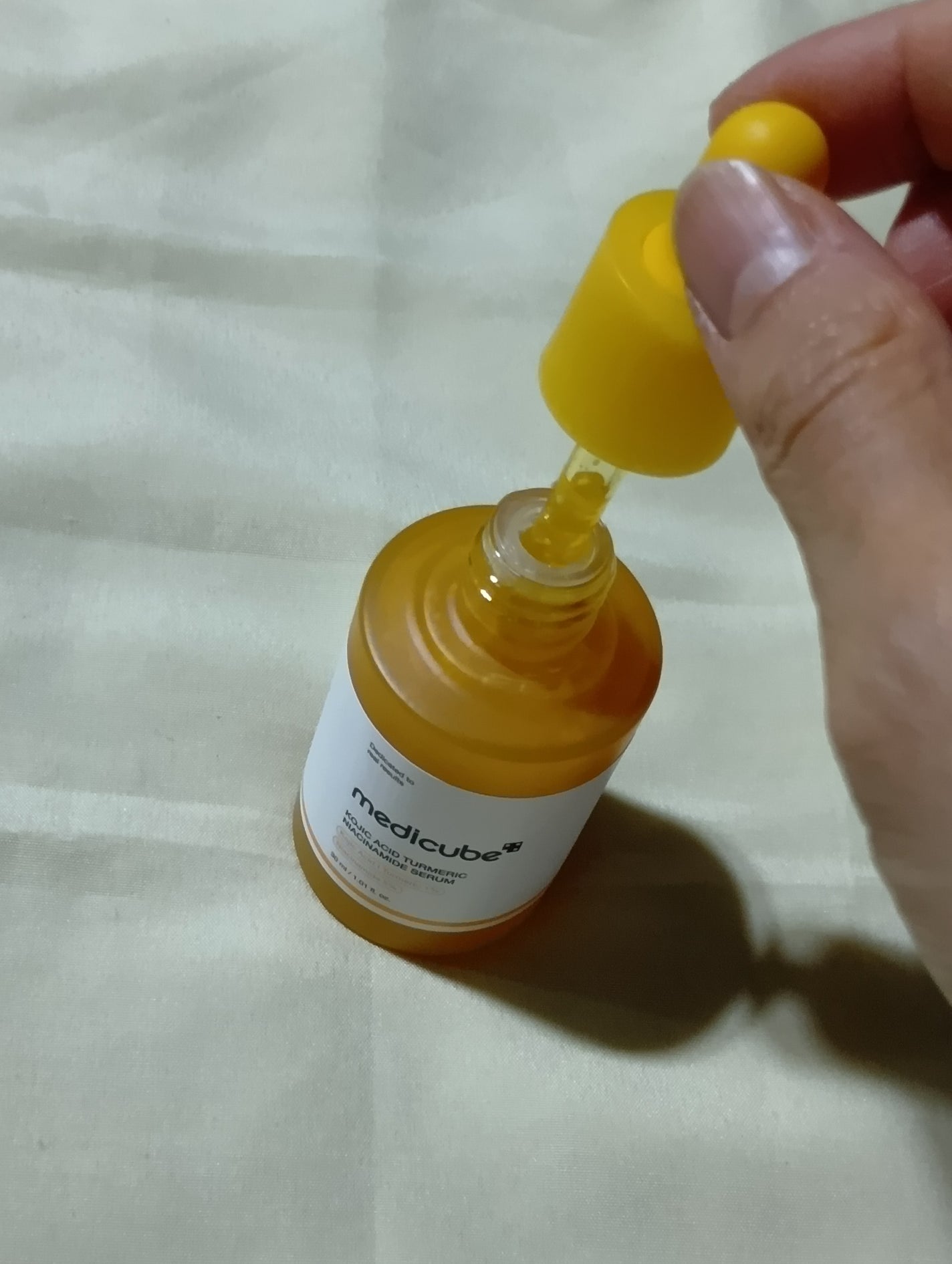 コウジ酸ビタナイアシンセラム/MEDICUBE/美容液を使ったクチコミ(2枚目)