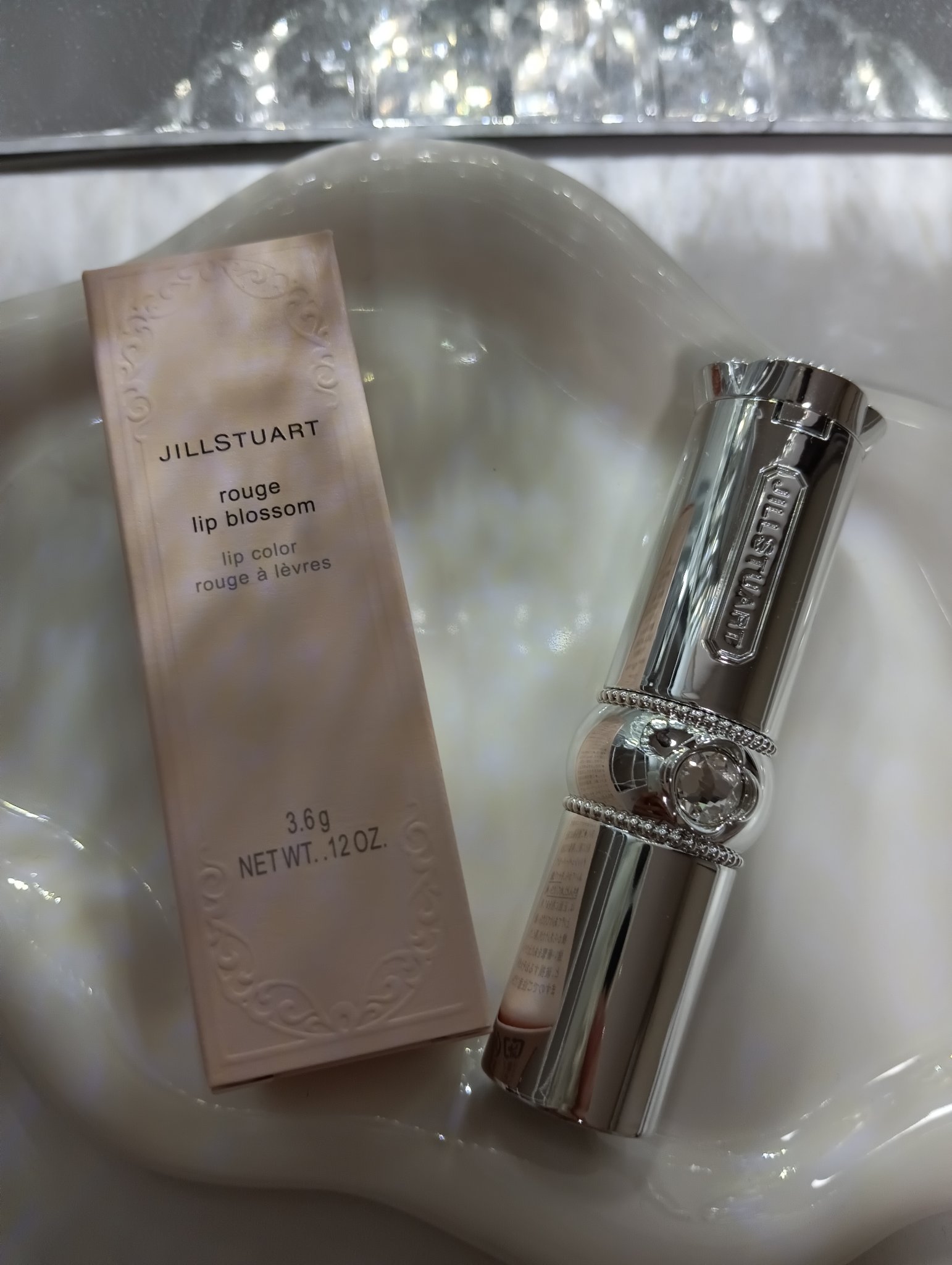 ジルスチュアート ルージュ リップブロッサム/JILL STUART/口紅を使ったクチコミ（1枚目）