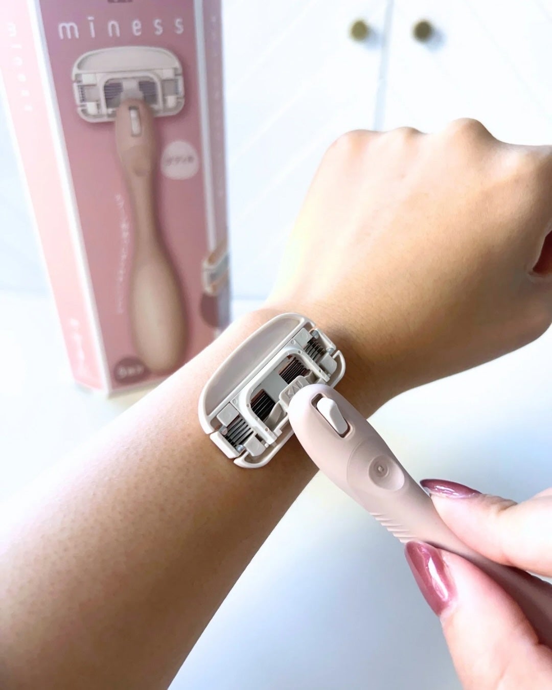 miness ボディ用カミソリ 替刃2個付/貝印/シェーバーを使ったクチコミ(3枚目)