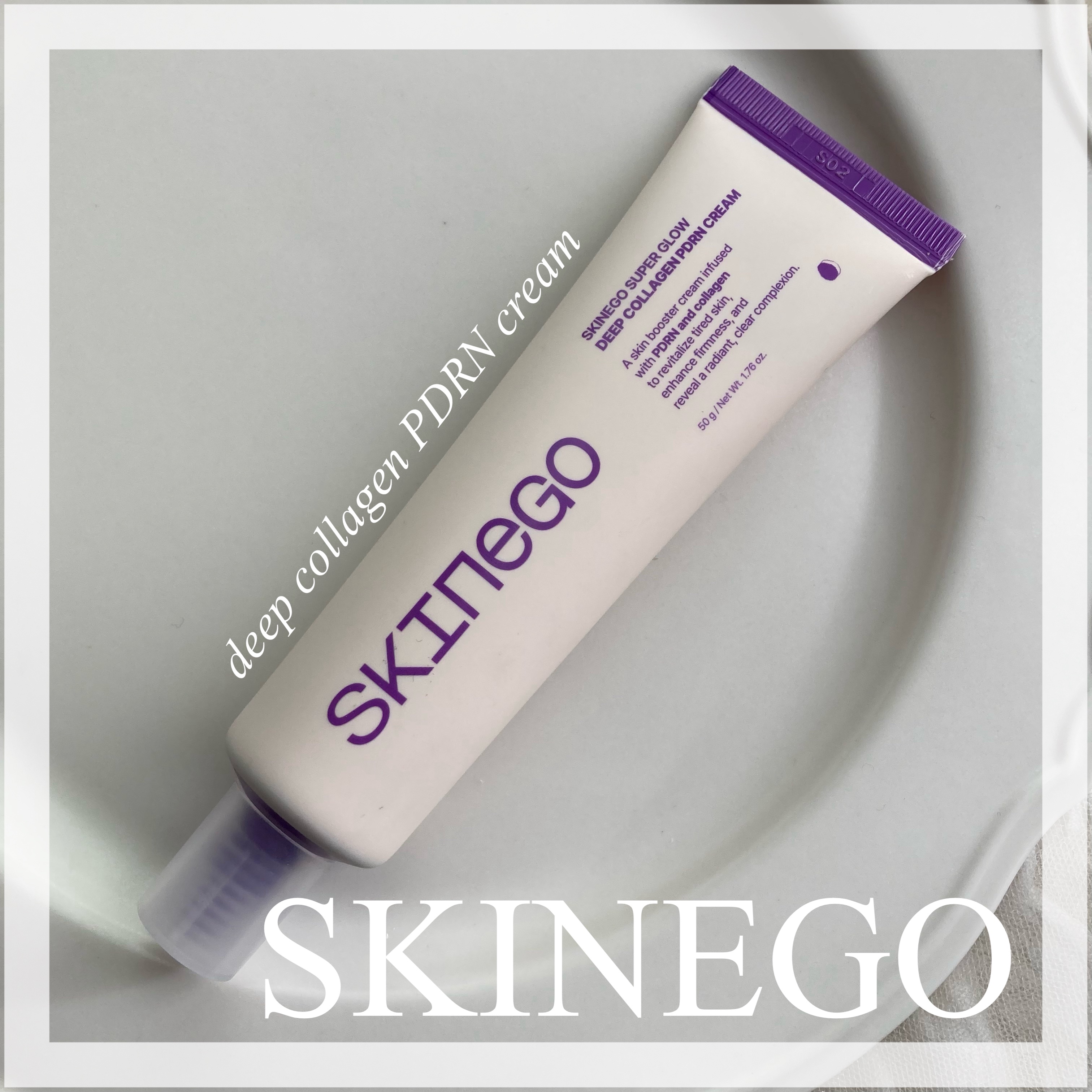 SKINEGO SUPER GLOW DEEP COLLAGEN PDRN CREAM/SKINEGO/フェイスクリームを使ったクチコミ（1枚目）