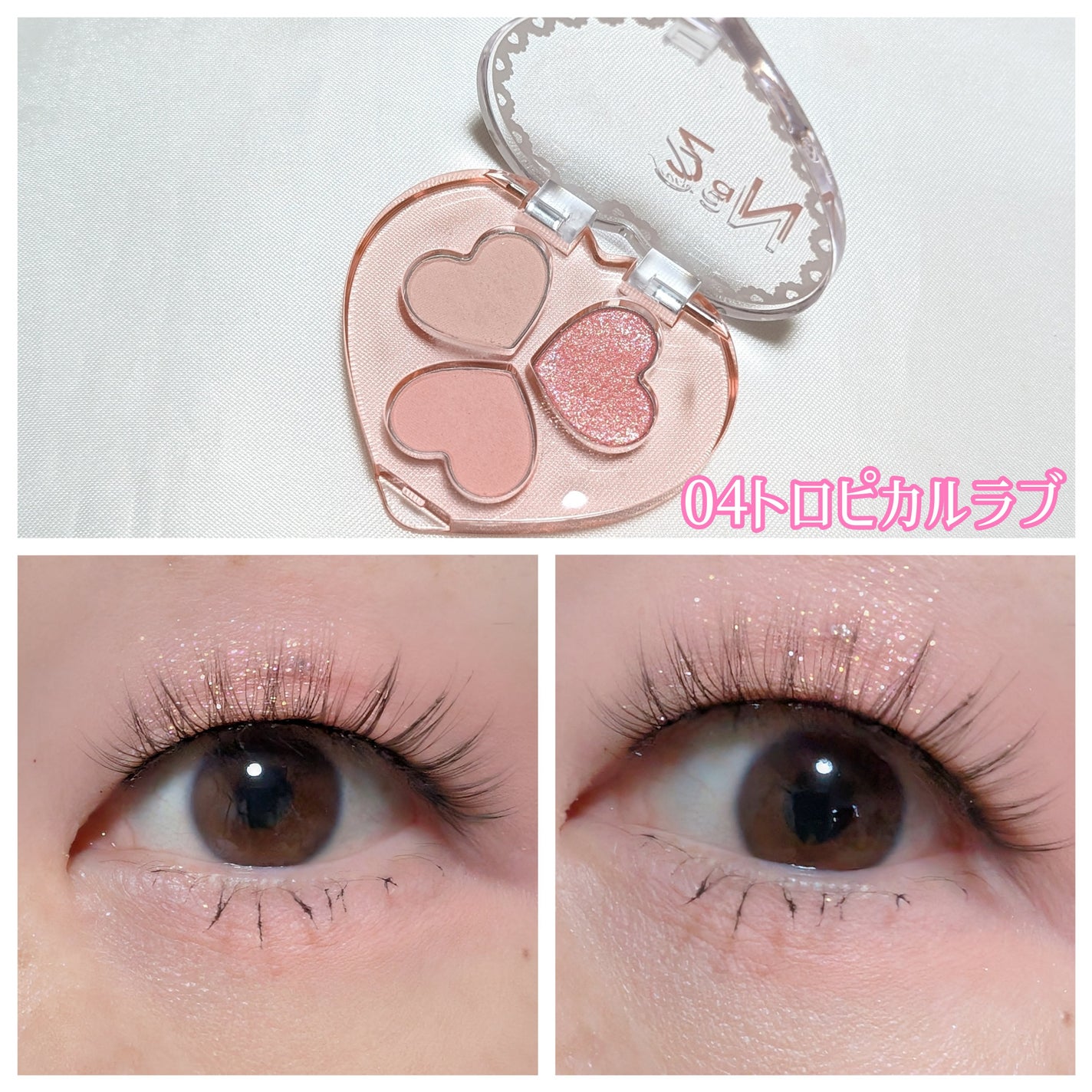 ラブクローバーパレット/2aN/アイシャドウパレットを使ったクチコミ(3枚目)