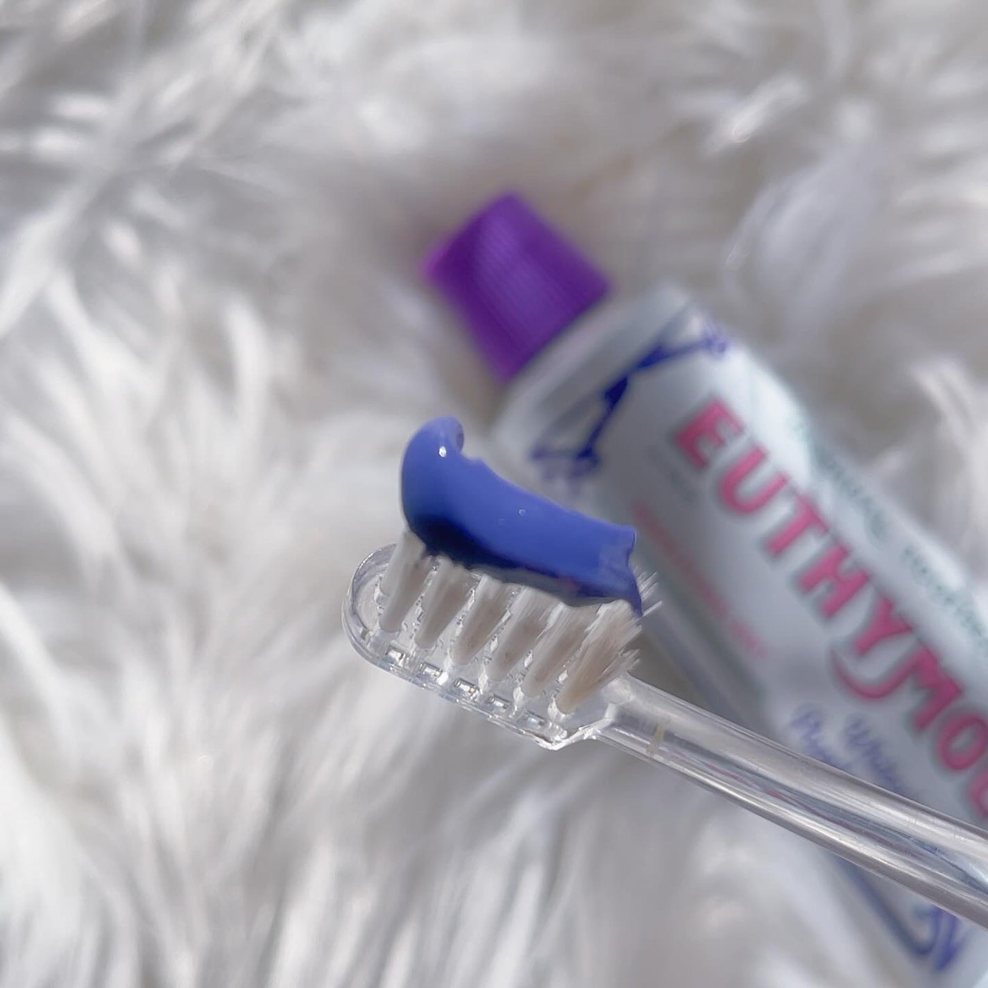 ホワイトパープル歯みがき ピーチフローラルミントの香り/EUTHYMOL/歯磨き粉を使ったクチコミ(5枚目)