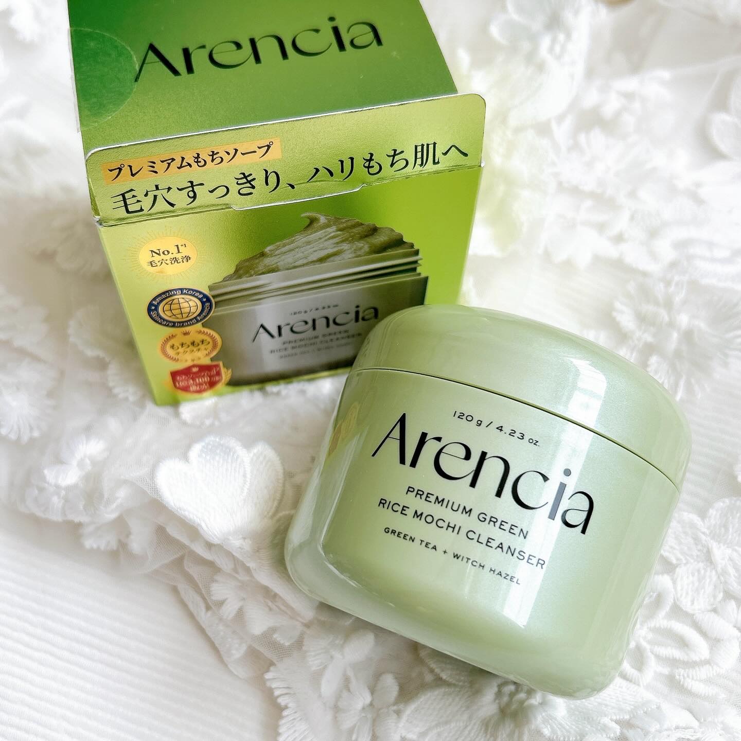 アレンシア 
プレミアムもちソープ 「グリーン」

何個もリピしているほど気に入っているアレンシアの洗顔💕
Qoo10はもちろん、オリーブヤングやAmazonでもランキングに入るほど大人気なんです✨

この洗顔が話題になったのは、お餅のよ