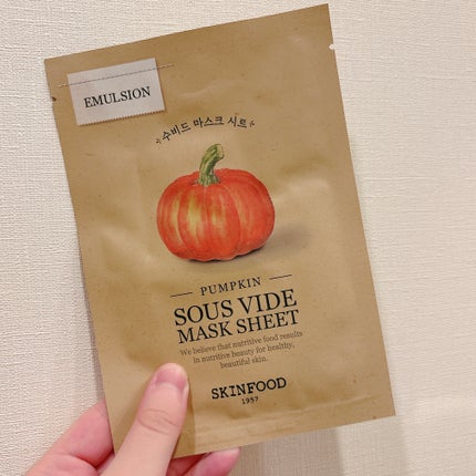 スーヴィッド マスクシート パンプキン/SKINFOOD/シートマスク・パックを使ったクチコミ(1枚目)