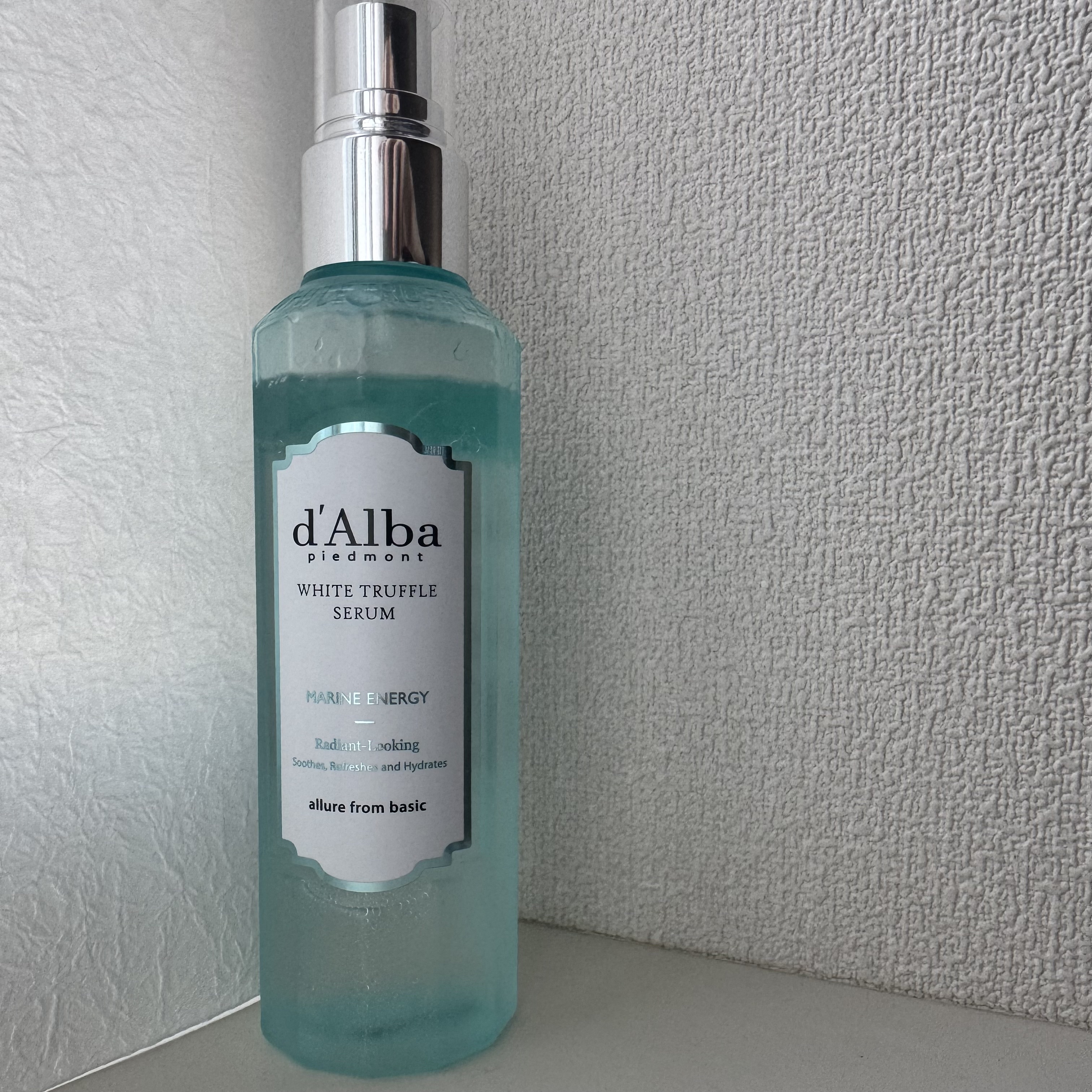ホワイトトリュフアクアマリンエナジーセラム/ダルバ/ミスト状化粧水を使ったクチコミ（1枚目）