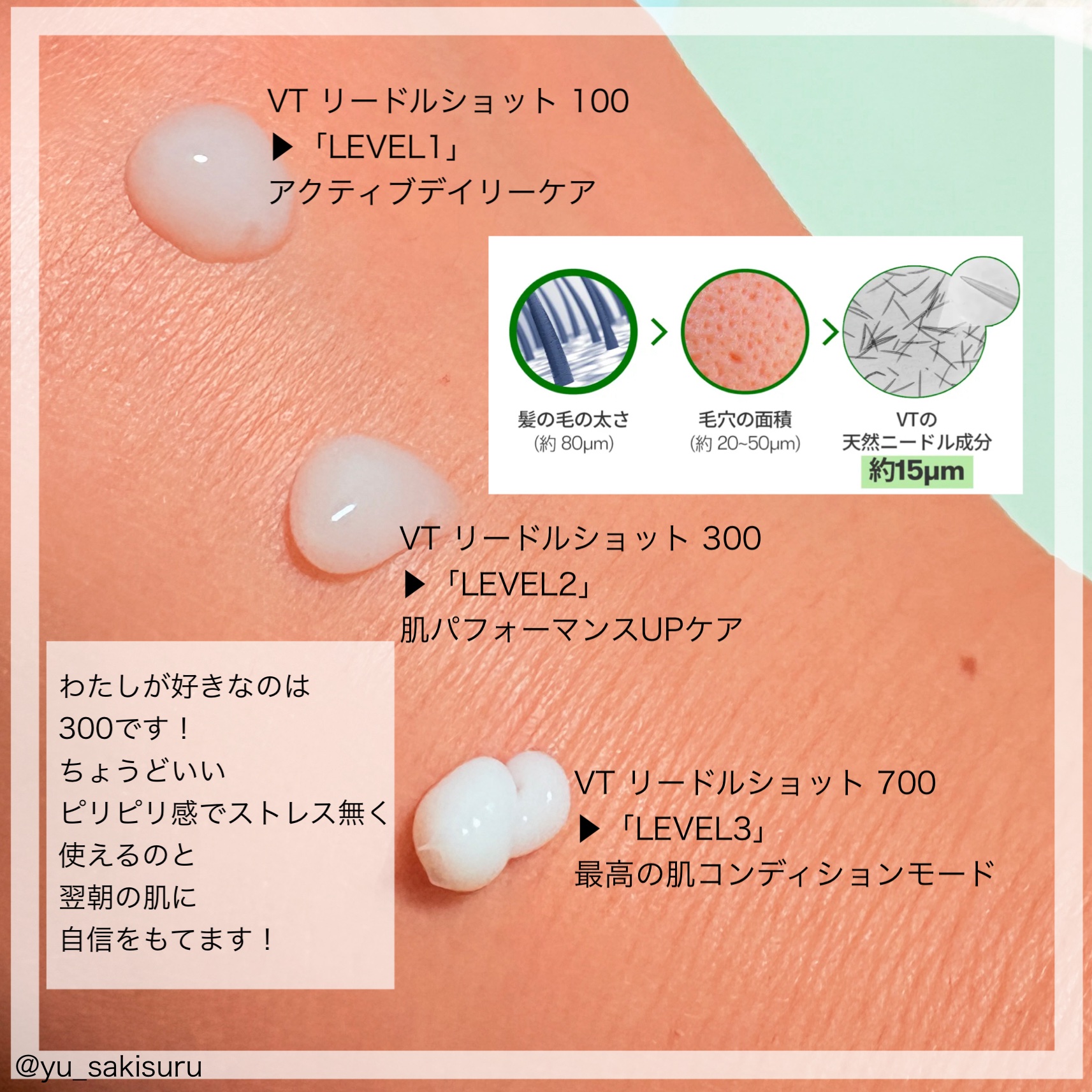 リードルショット100/VT/美容液を使ったクチコミ（2枚目）