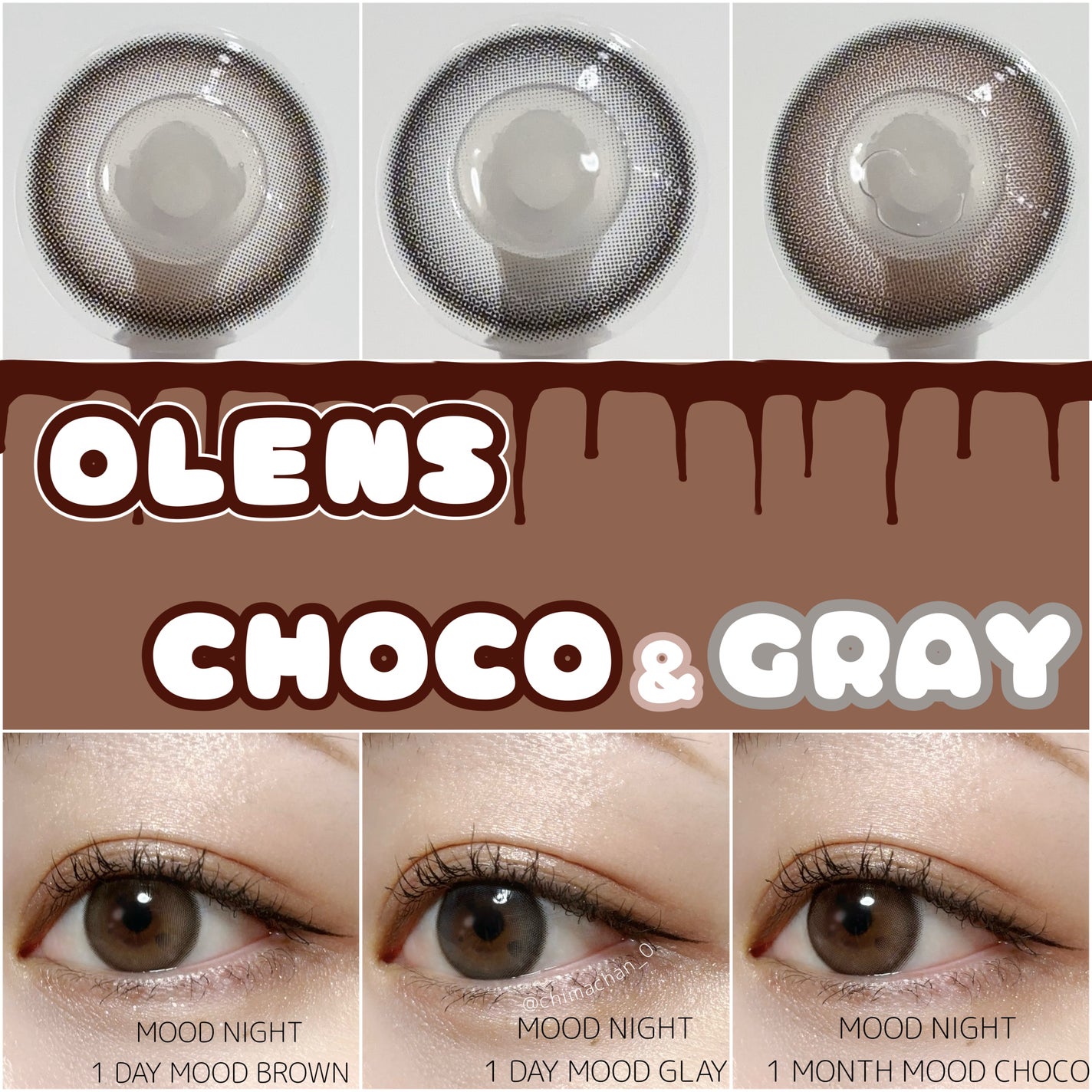 Moodnight 1Month/OLENS/カラーコンタクトレンズを使ったクチコミ(1枚目)