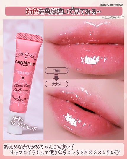メロウデューリップエッセンス/キャンメイク/リップケアを使ったクチコミ(6枚目)