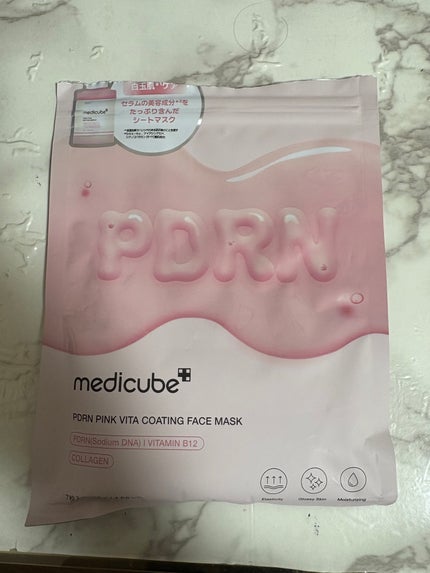 PDRNピンクビタコーティングマスク/MEDICUBE/シートマスク・パックを使ったクチコミ(1枚目)
