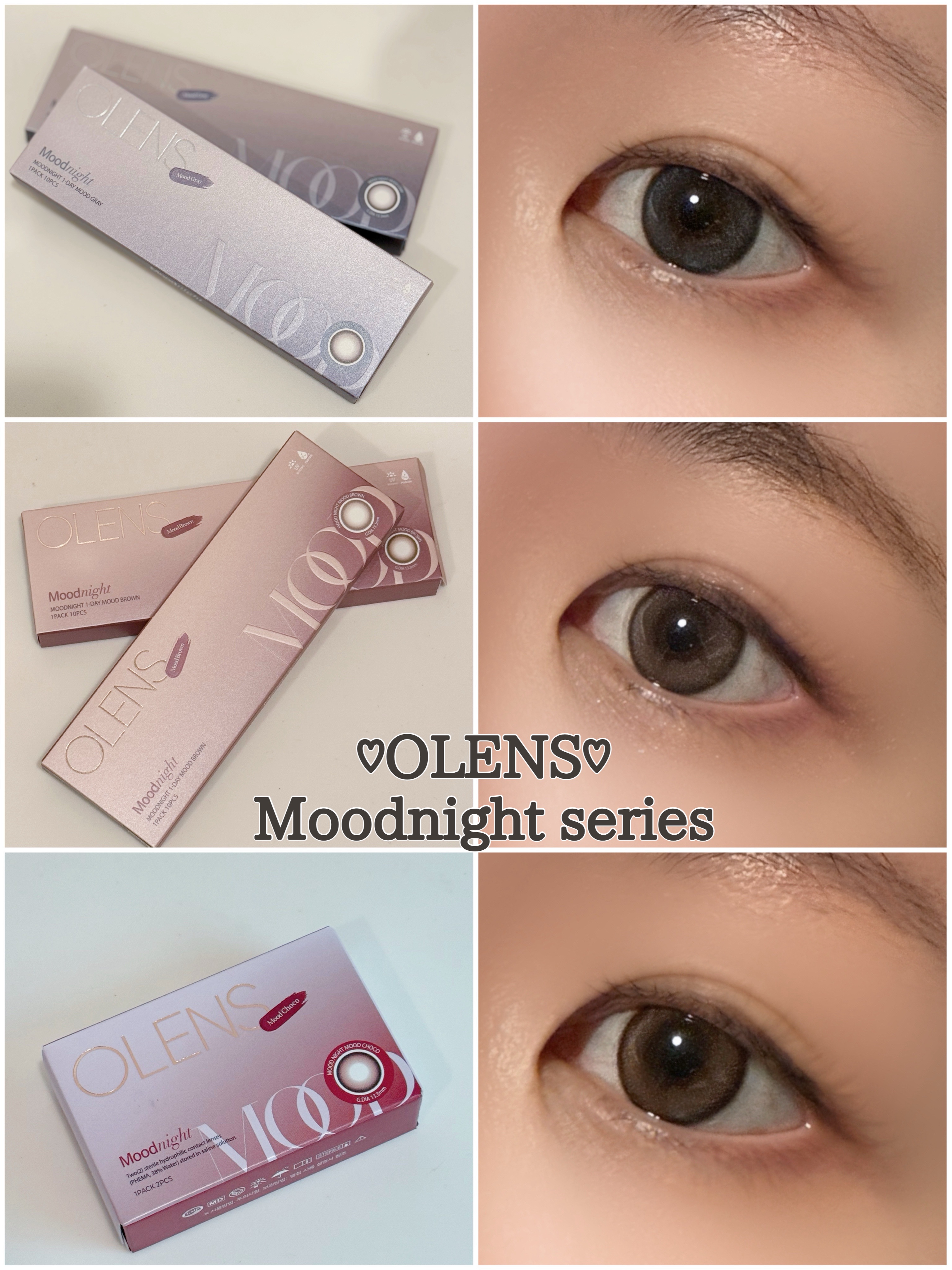 Moodnight 1day/OLENS/ワンデー（１DAY）カラコンを使ったクチコミ（1枚目）