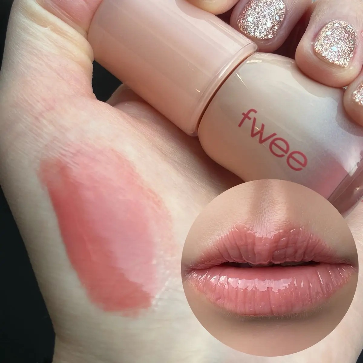 フィー 3Dボリューミンググロス/fwee/リップグロスを使ったクチコミ（2枚目）