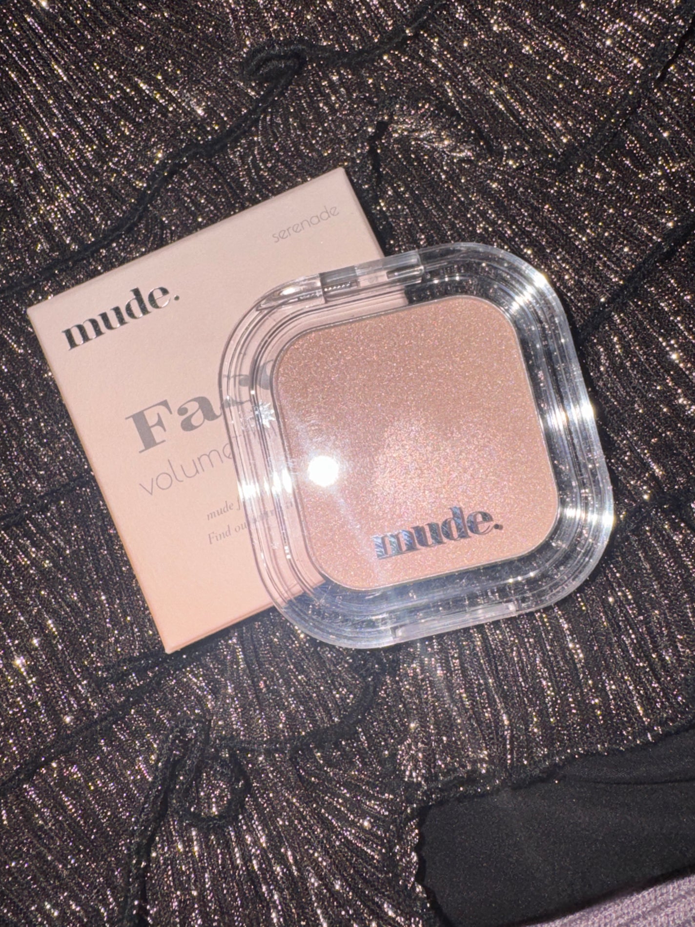 フェイスフィルボリューマーハイライター/mude/パウダーハイライトを使ったクチコミ(1枚目)
