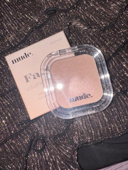 フェイスフィルボリューマーハイライター/mude/パウダーハイライトを使ったクチコミ(1枚目)