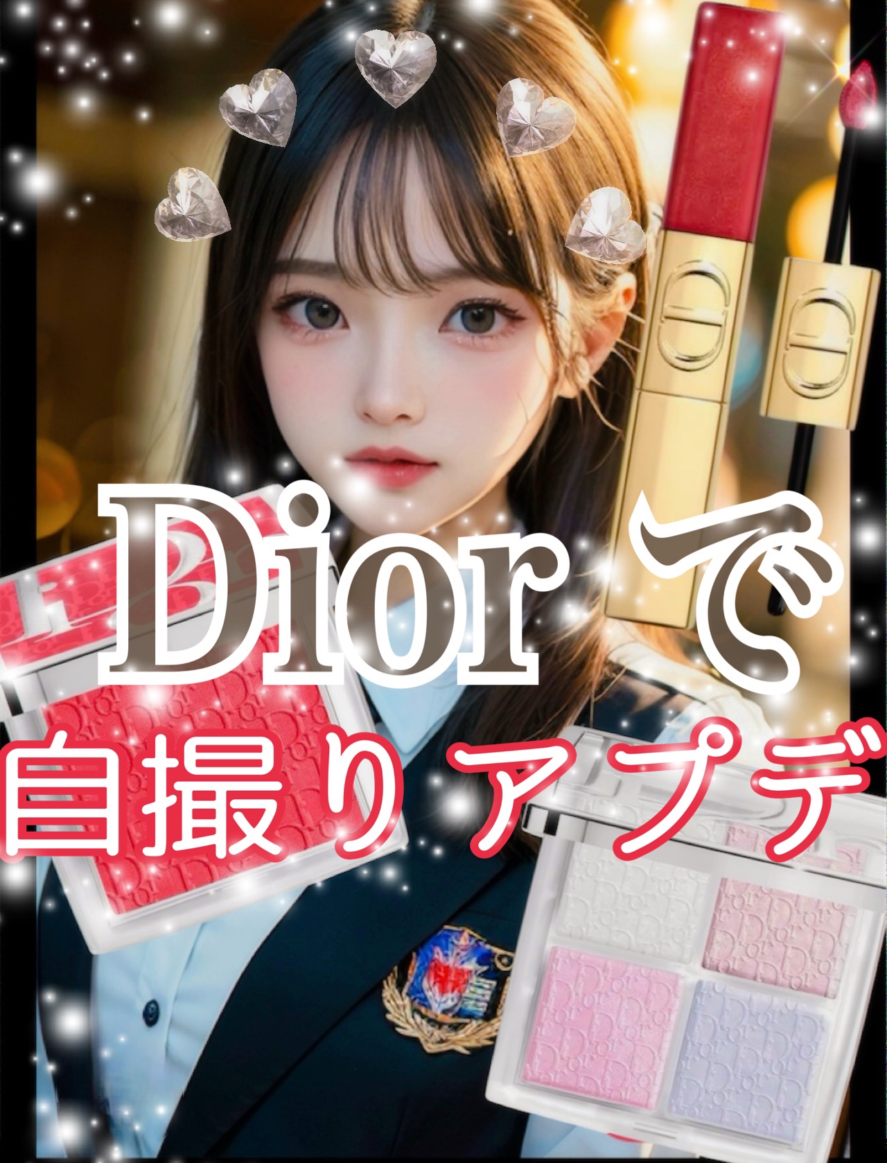 バックステージ グロウ マキシマイザー パレット/Dior/ハイライトを使ったクチコミ（1枚目）