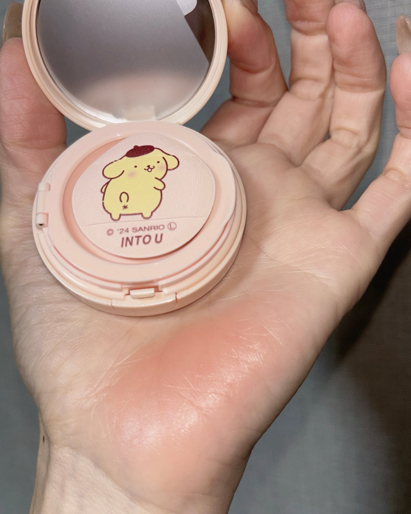 ファーリーマットリップ&チークマッド/INTO U/口紅を使ったクチコミ(5枚目)