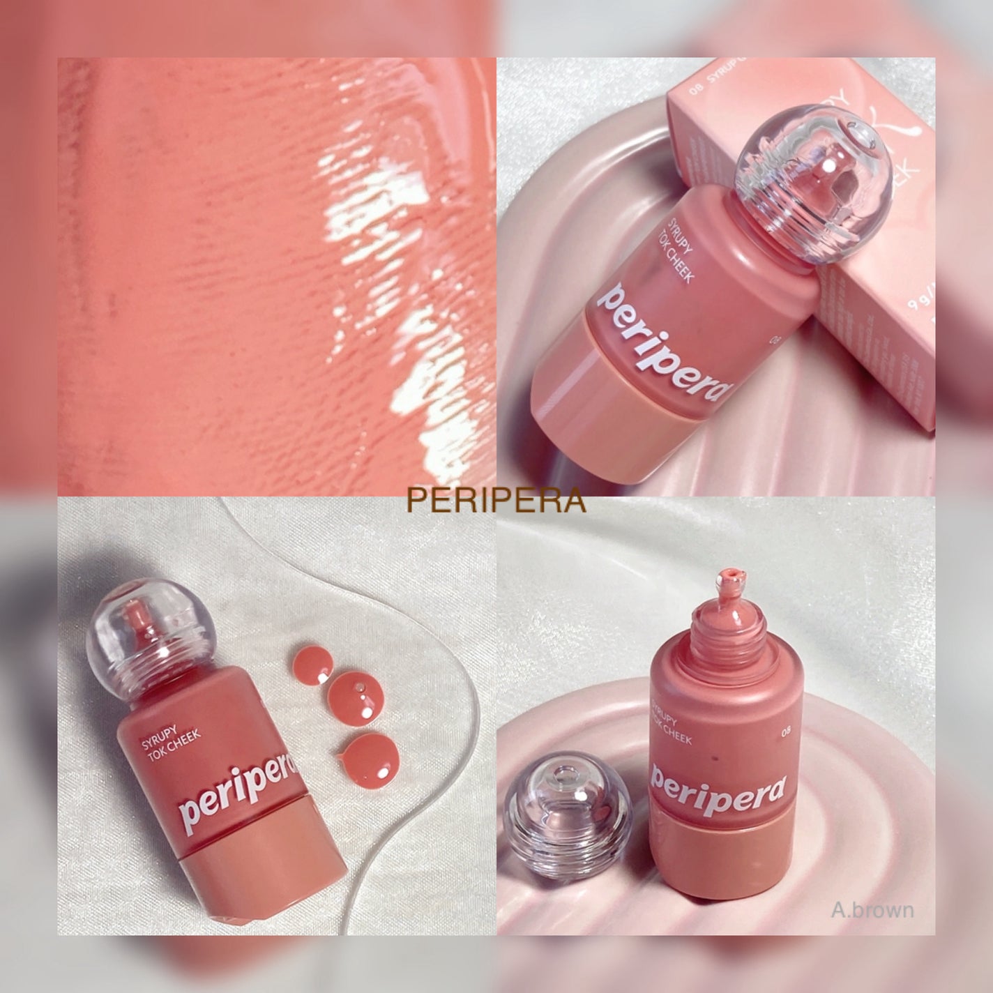 ペリペラ シロッピー トック チーク/PERIPERA/リキッドチークを使ったクチコミ(4枚目)