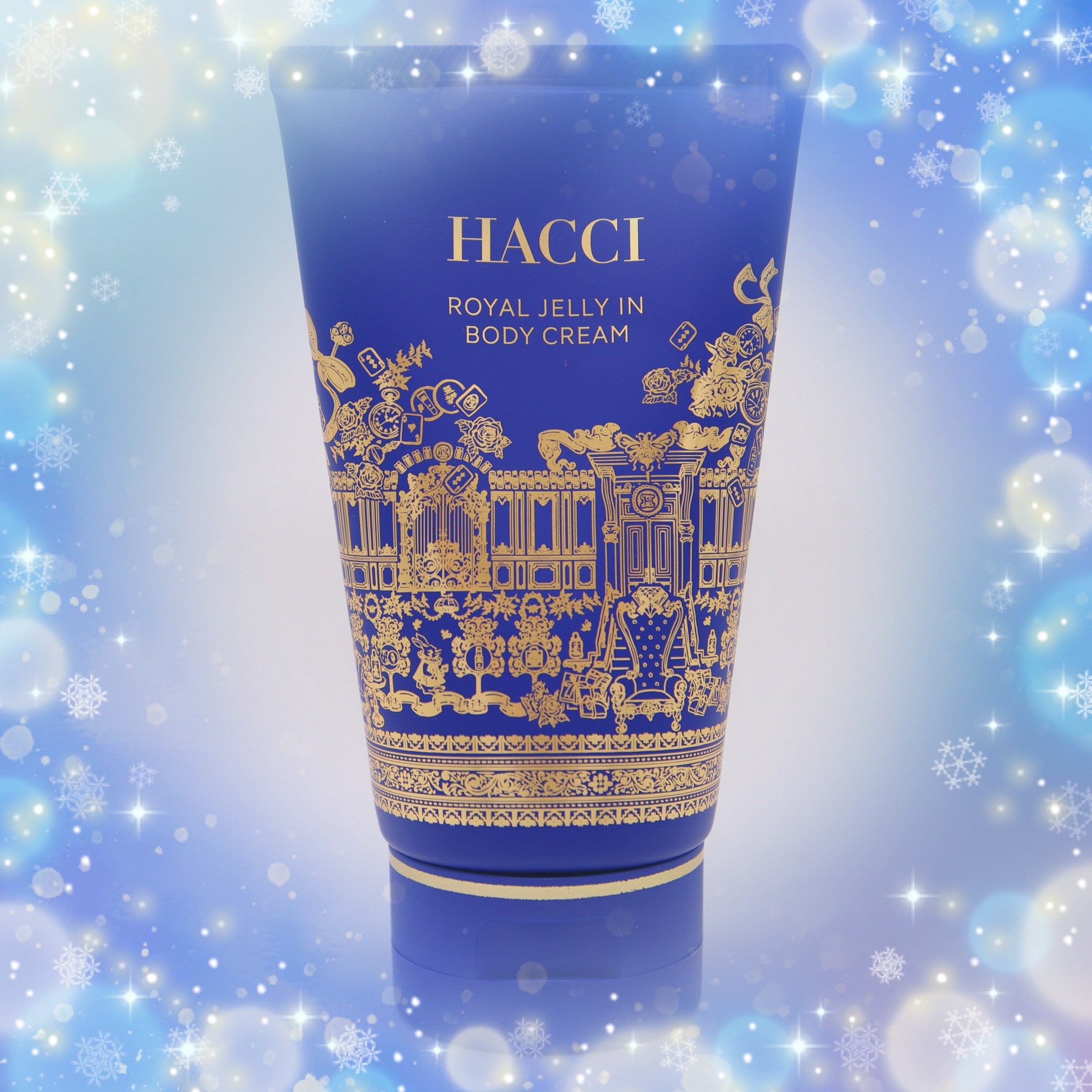 HACCI ボディクリーム インペリアルブルーのクチコミ「はちみつをベースに精油を贅沢に配合。
まるで高級フェイスクリームのような極上の仕上がり。
.....」（1枚目）