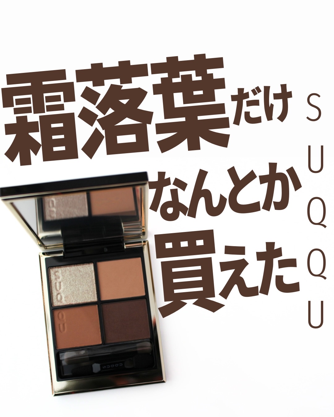 シグニチャー カラー アイズ/SUQQU/アイシャドウパレットを使ったクチコミ（1枚目）