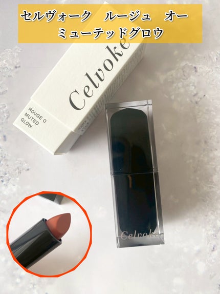 セルヴォーク ルージュ オー ミューテッドグロウ/Celvoke/口紅を使ったクチコミ(1枚目)