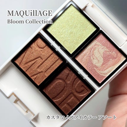 Bloom Collection カスタマイズアイカラー アソート(限定カラー)/マキアージュ/アイシャドウを使ったクチコミ(1枚目)