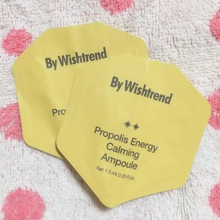 プロポリスエナジーカーミングアンプル/By Wishtrend/美容液を使ったクチコミ(1枚目)