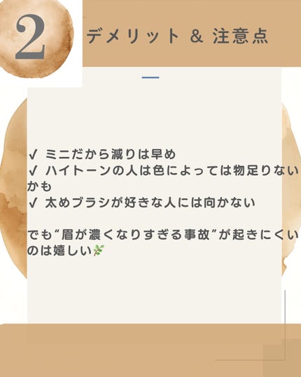 ハンオールブロウカラ/rom&nd/眉マスカラを使ったクチコミ(3枚目)