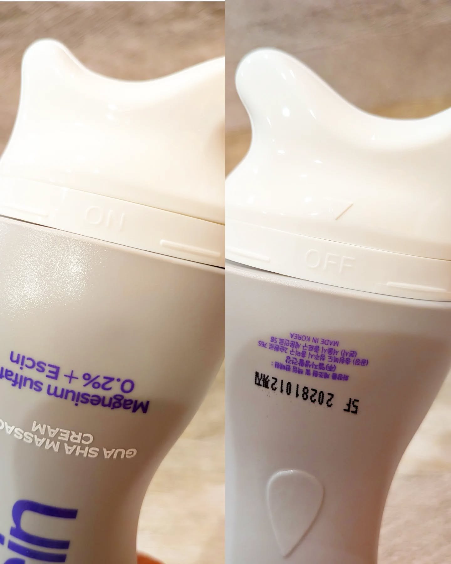 マグネシウムプラスエスシン ボディー かっさ マッサージ クリーム/b.clinicx/ボディクリームを使ったクチコミ（2枚目）