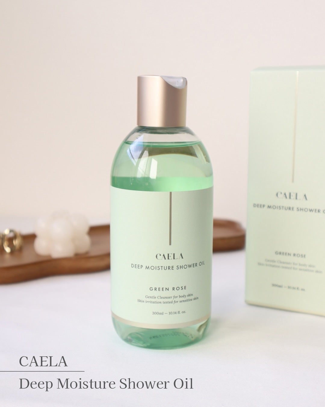 ディープ モイスチャー シャワー オイル グリーン ローズ/CAELA/ボディソープを使ったクチコミ(1枚目)