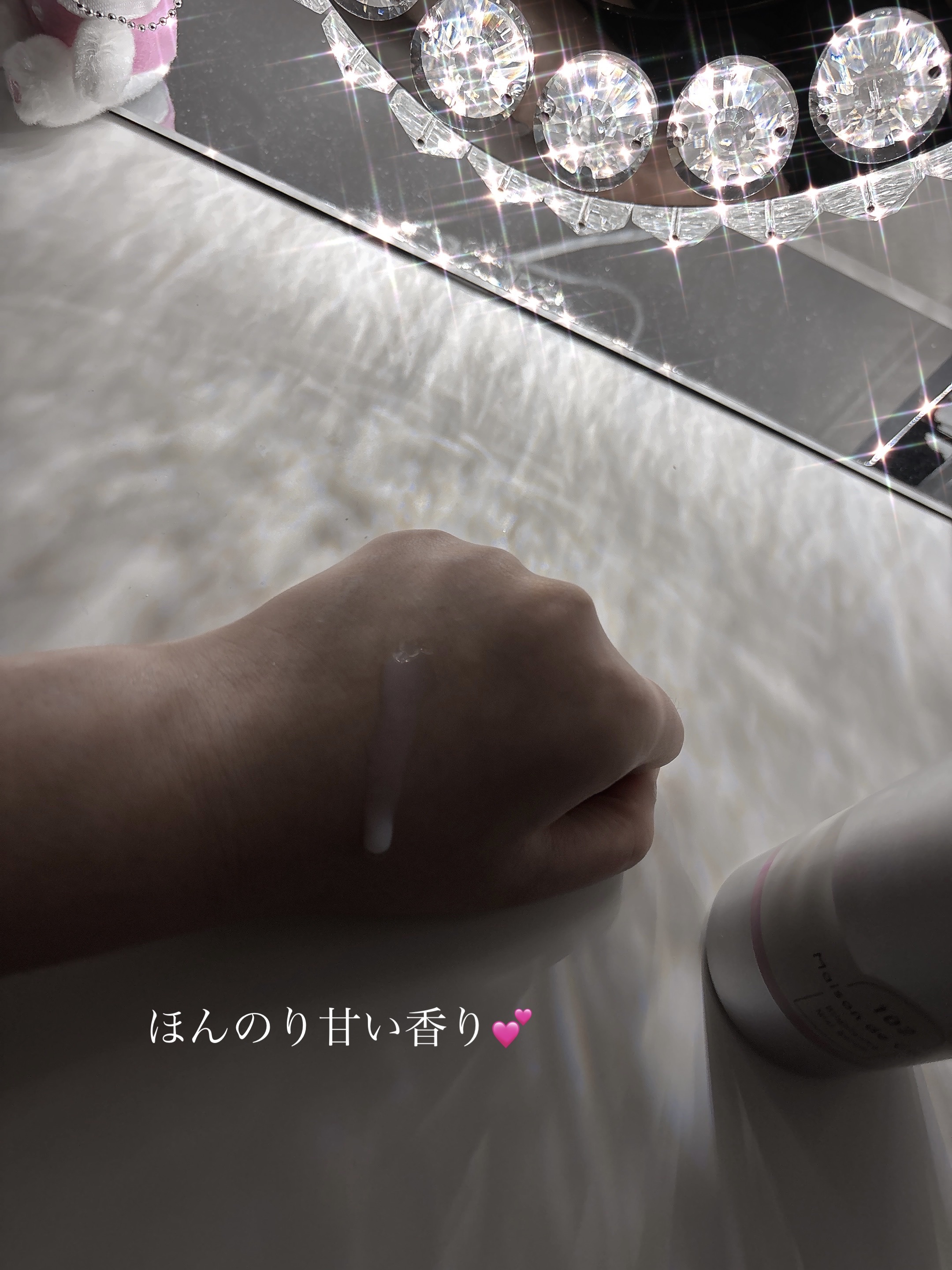 メゾン ド カーム  ブライトニング ミストセラム ローズムスク/ナリスアップ/ボディローションを使ったクチコミ（3枚目）