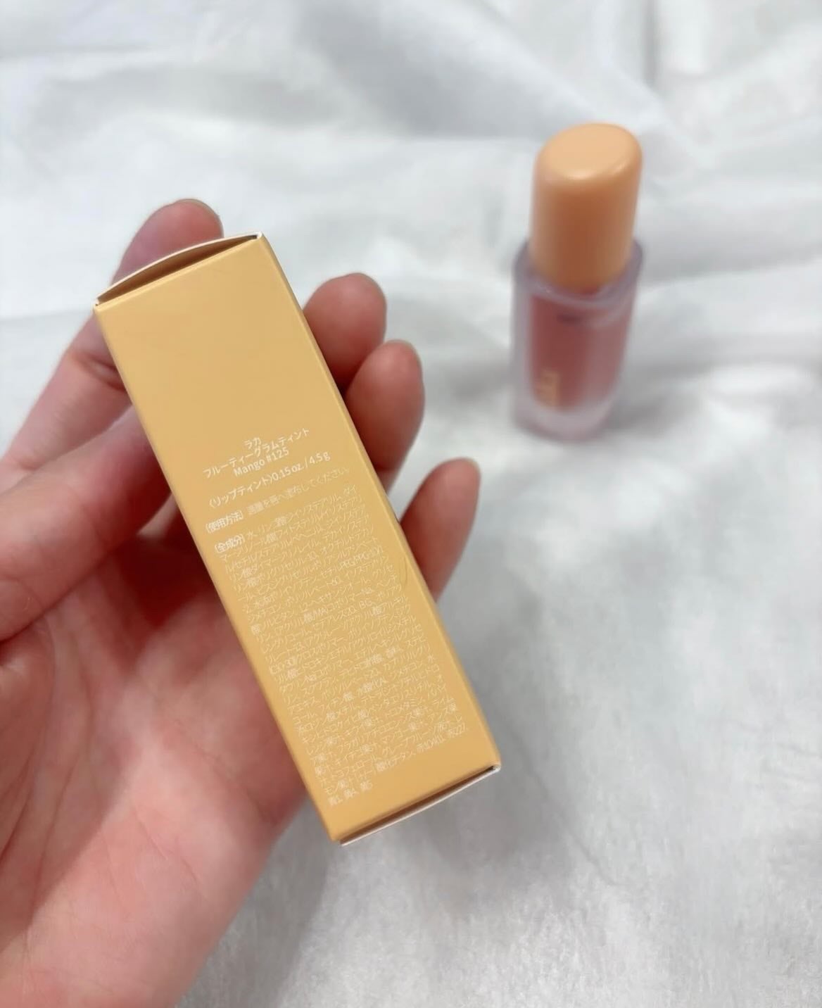 フルーティーグラムティント/Laka/リップティントを使ったクチコミ(3枚目)