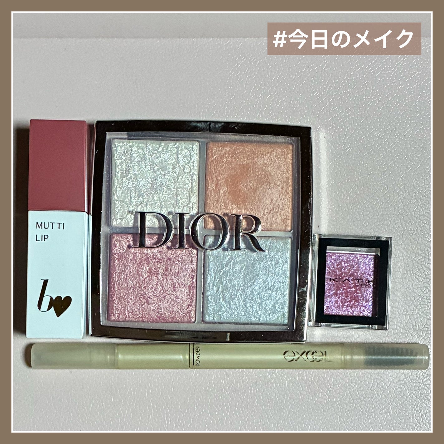 ディオール バックステージ フェイス グロウ パレット/Dior/ハイライトを使ったクチコミ(1枚目)