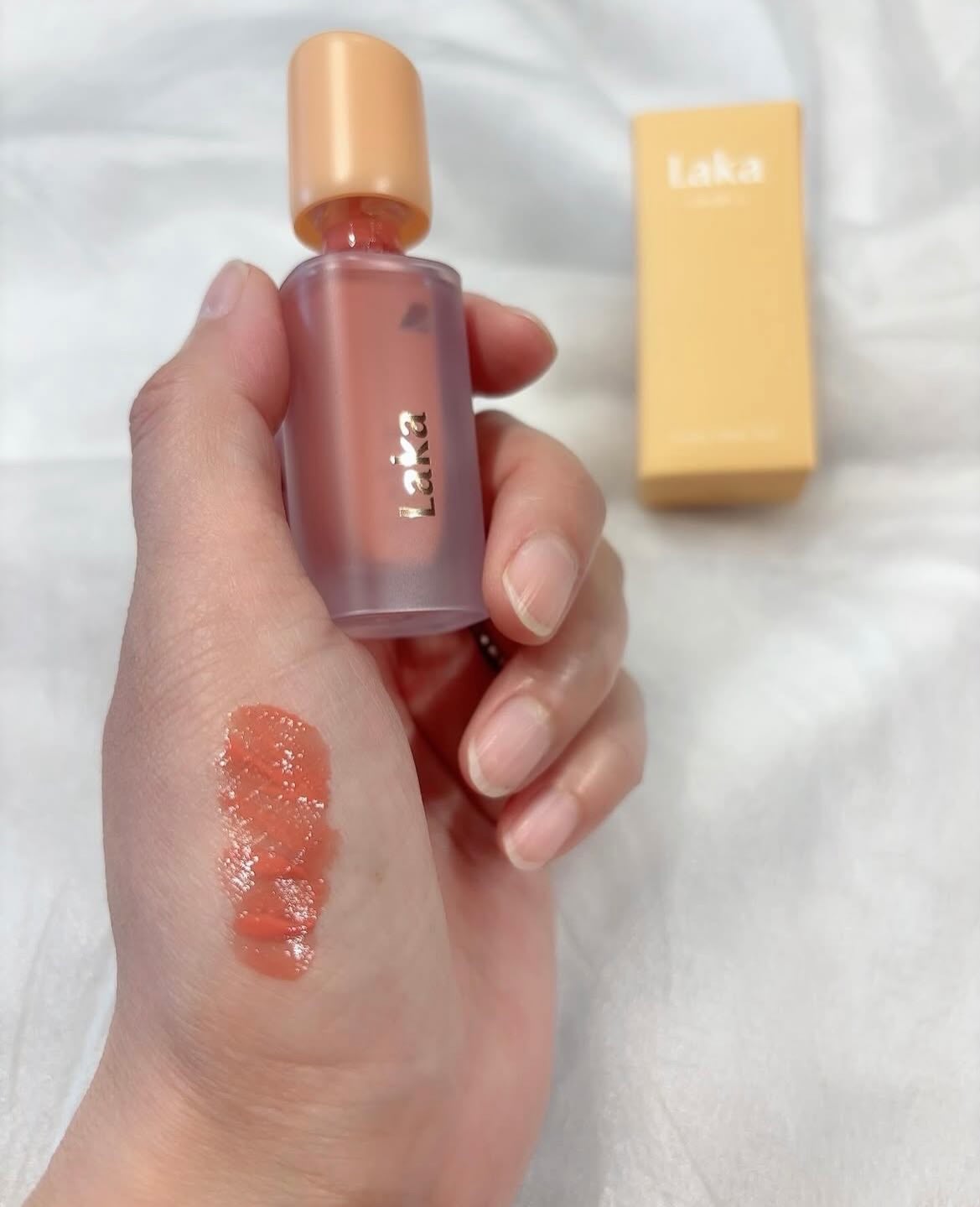 フルーティーグラムティント/Laka/リップティントを使ったクチコミ(4枚目)