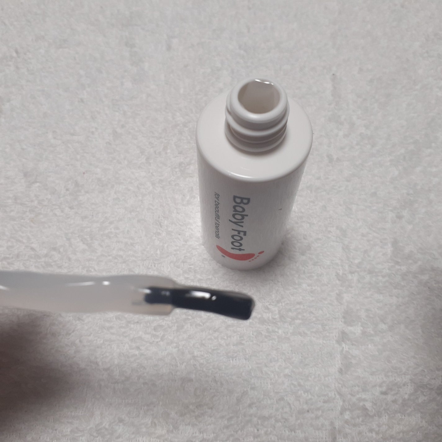 ベビーフット 足爪プロティンパック/ベビーフット/レッグ・フットケアを使ったクチコミ(4枚目)