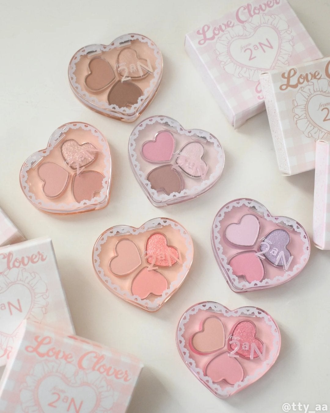 ラブクローバーパレット/2aN/アイシャドウパレットを使ったクチコミ(6枚目)