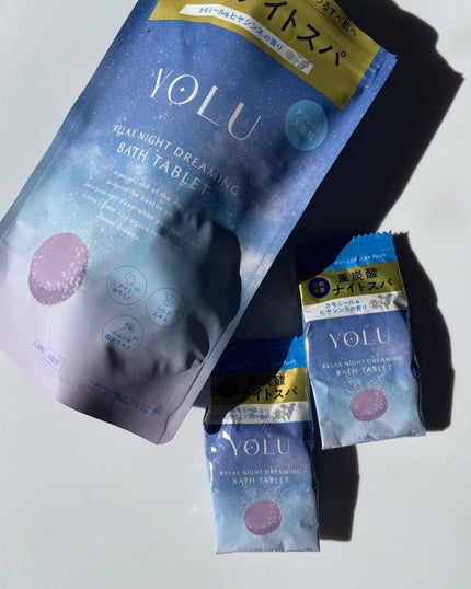 リラックスナイトドリーミング バスタブレット/YOLU/炭酸系入浴剤を使ったクチコミ(4枚目)