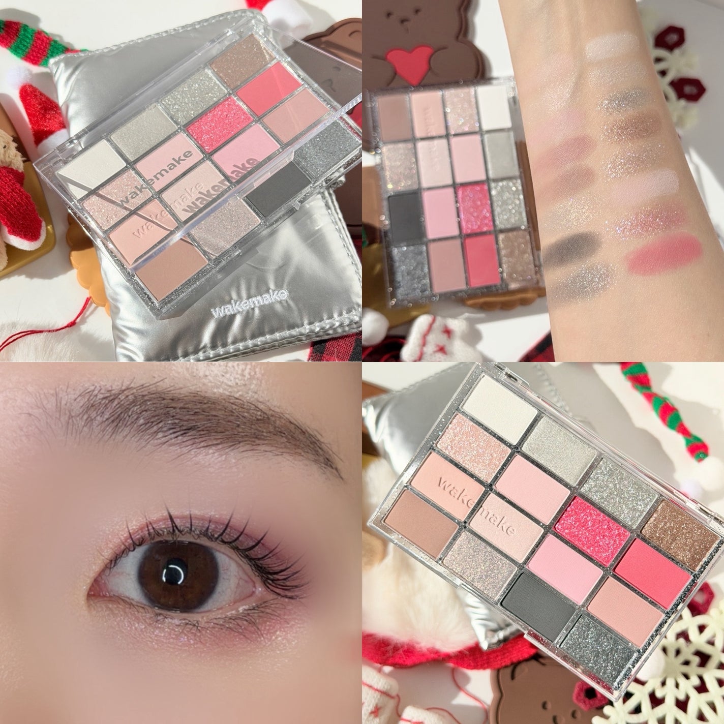 ソフトブラーリングアイパレット/wakemake/アイシャドウパレットを使ったクチコミ(3枚目)