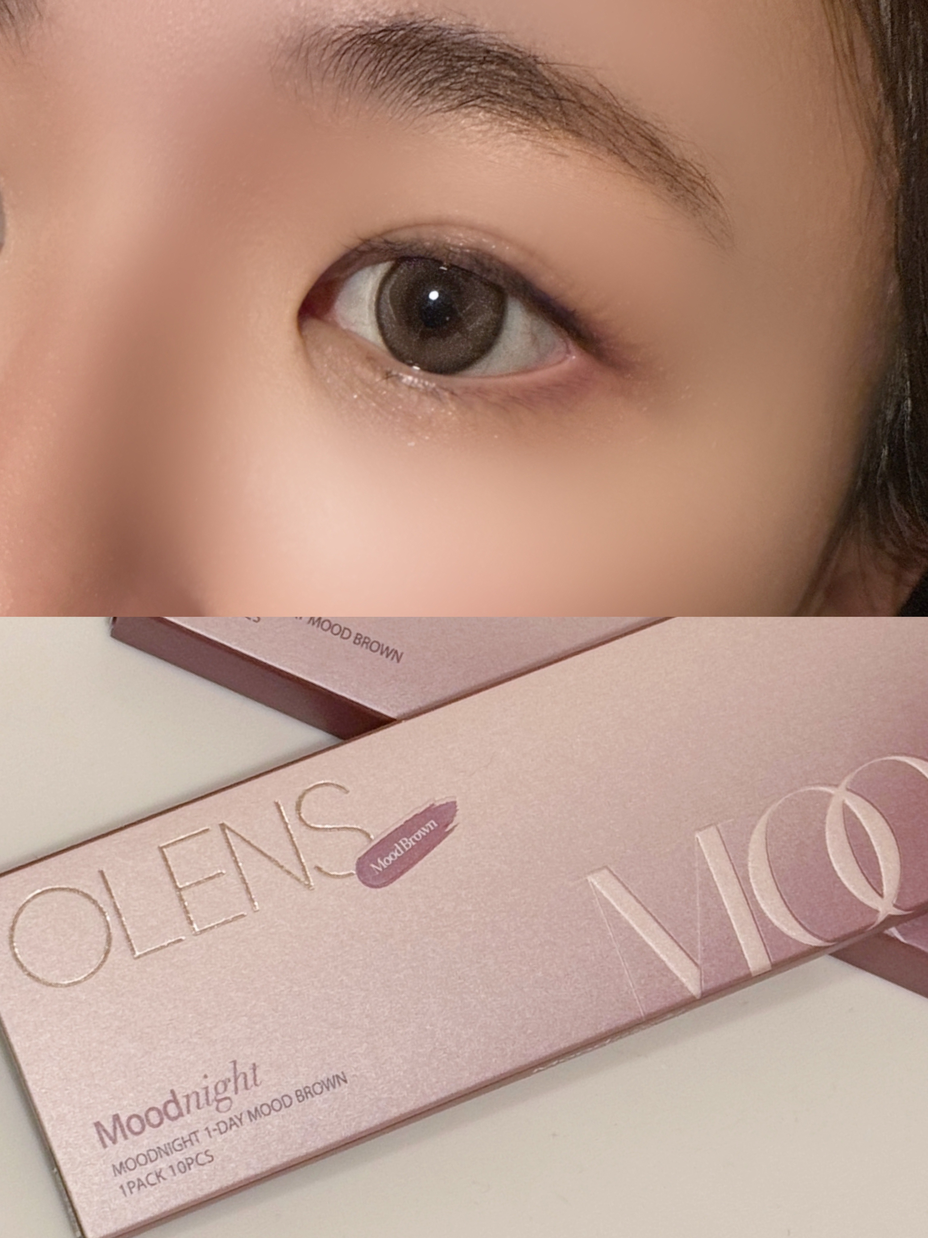 Moodnight 1day/OLENS/ワンデー（１DAY）カラコンを使ったクチコミ（2枚目）
